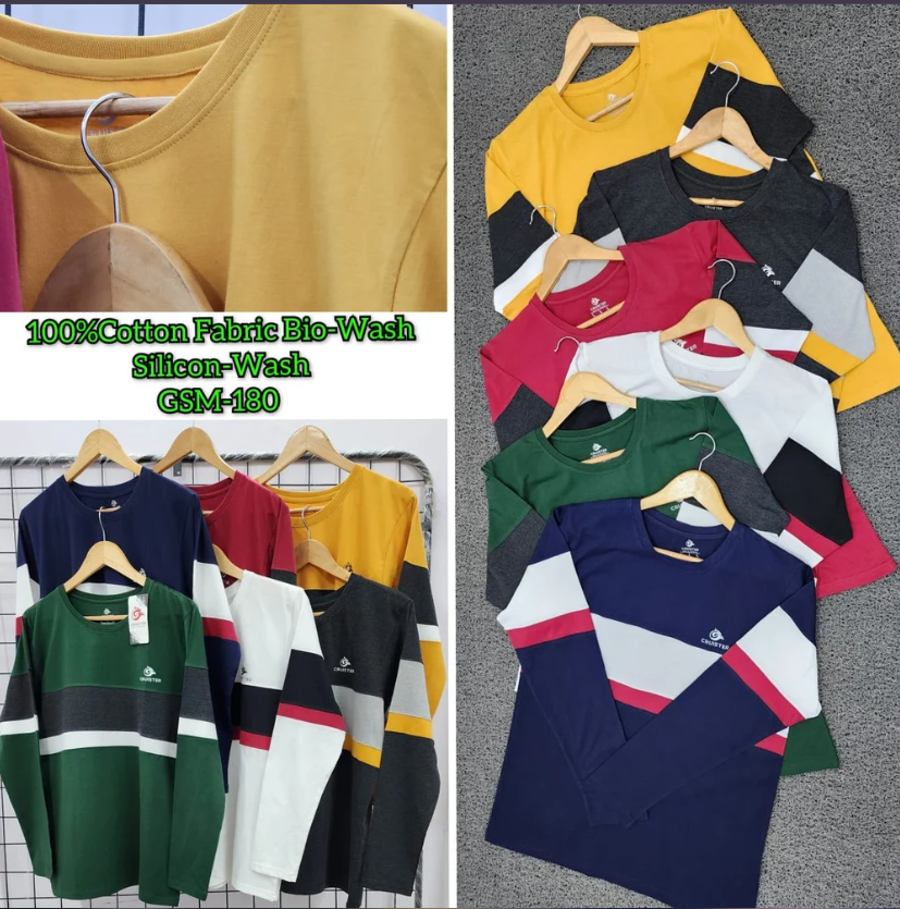 Men's Designer Cotton Full Sleeve T Shirt